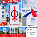 Democratic Action Party Campaign Flag 5x10ft 140x300cm | DAP Rocket Event Flag | Bendera Politik 火箭党旗 Democratic Action Party Campaign Flag 5x10ft 140x300cm | DAP Rocket Event Flag | Bendera Politik 火箭党旗